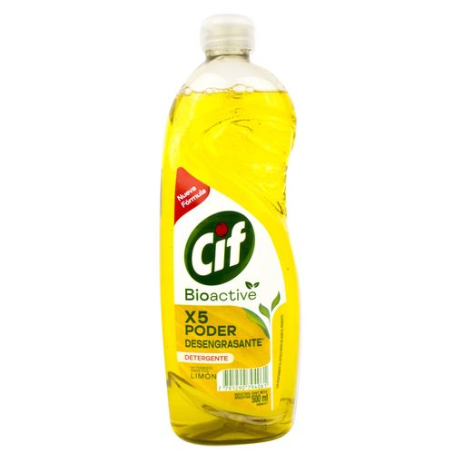 Detergente Cif Bioactive Limón 500ml