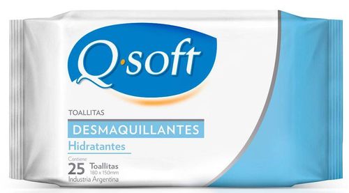 Toallitas Demaquillantes Q-soft Hidratante 25