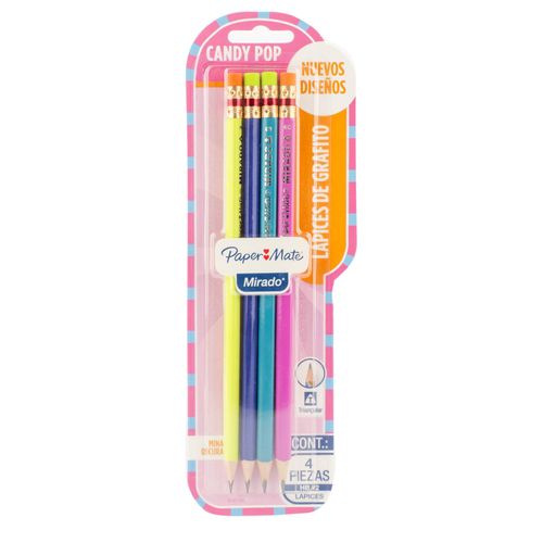 Lápices Grafitis Paper Mate Blister 4