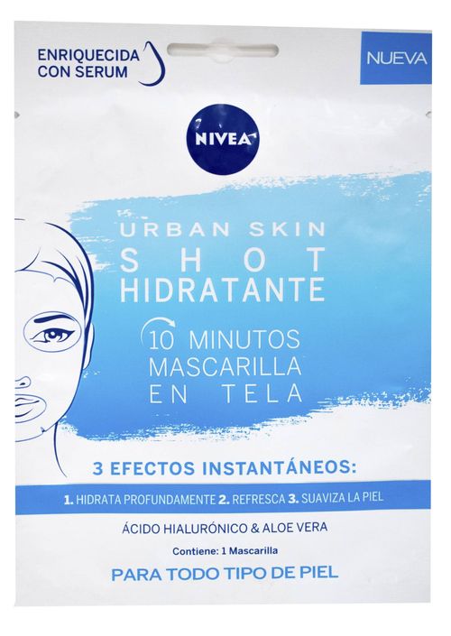 Máscara Facial Nivea Papel Shot Hidratante