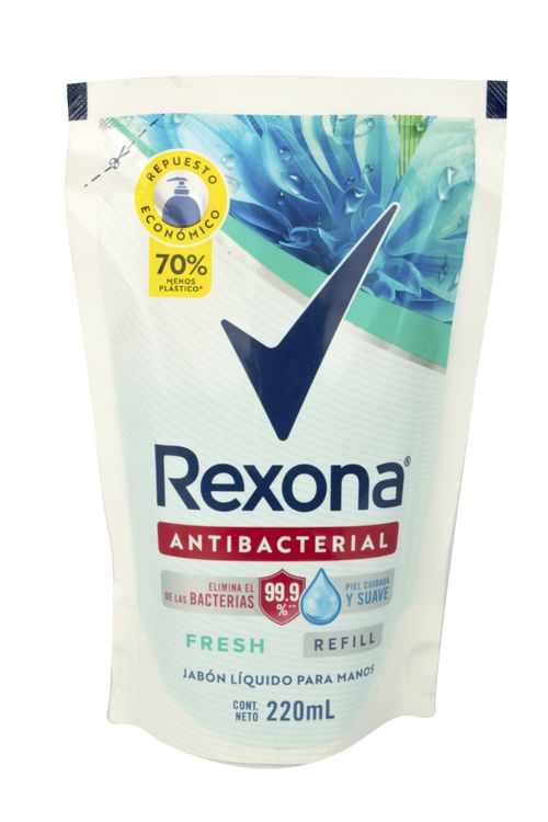 Jabón Líquido Rexona Antibacterial Fresh 220ML