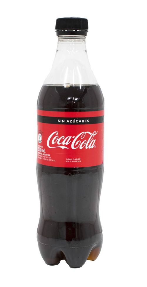 Gaseosa Coca Cola Zero sin Azúcar 500ML