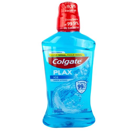 Enjuague Bucal Colgate Plax Ice+350ml 500ml