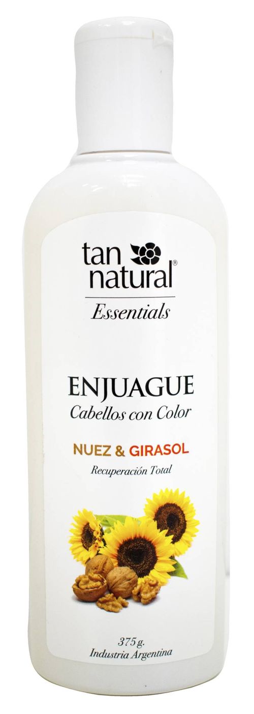 Enjuague Tan Natural Nuez y Girasol Color 375ML
