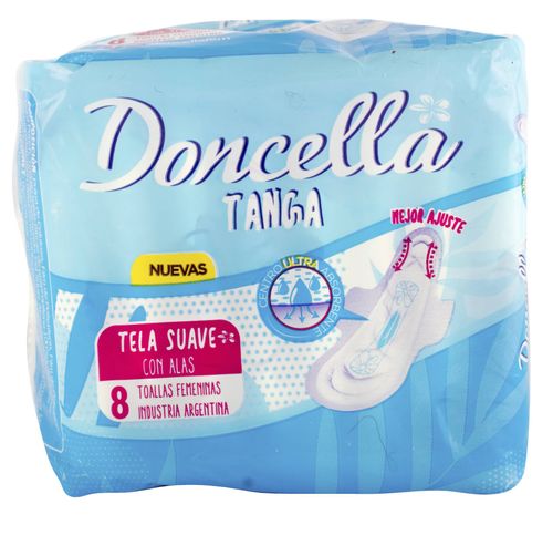 Toallas Femeninas Doncella Tanga s/Desod Pock 8