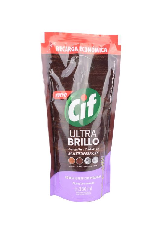 Lustra Muebles Cif DP Ultra Brillo Lavanda 380ML