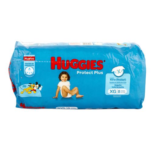 Pañales Bebés Huggies Xg Prot Plus Regular 8
