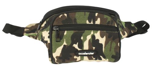 Riñonera 3 Cierres Camuflada