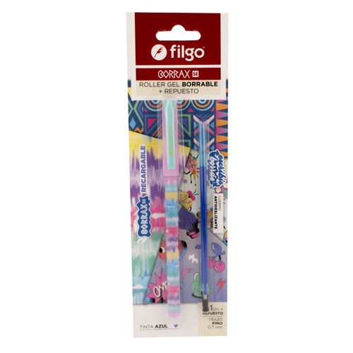 Boligrafo Filgo Borrable+Repuesto Varios Mod