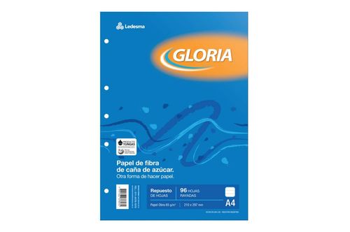 Repuesto A4 Gloria 96 Hj Rayado