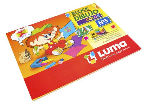 Block Dibujo Luma N 5 24 Hojas Color