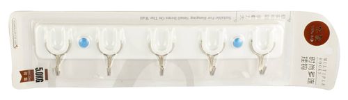 Perchero Autoadhesivo 5 Ganchos