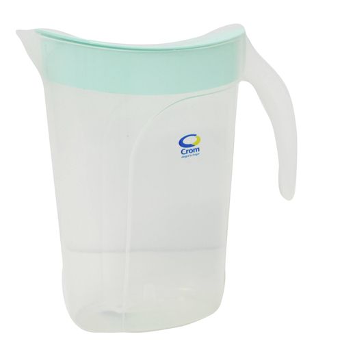 Jarra Crom Plástica con Tapa 1.60l