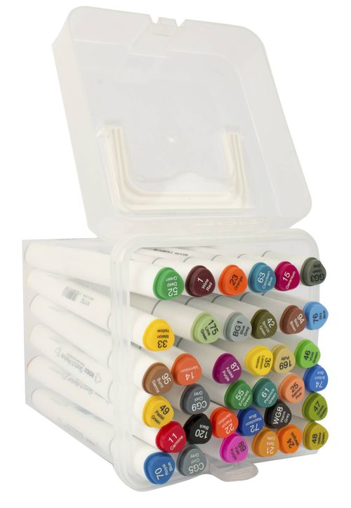 Marcadores Doble Punta Box bco 36
