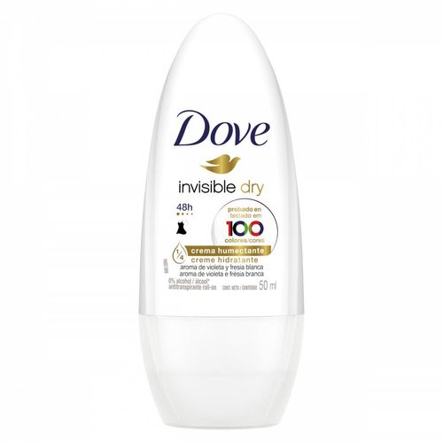Desodorante Dove Roll on Invisible Dry 50ML