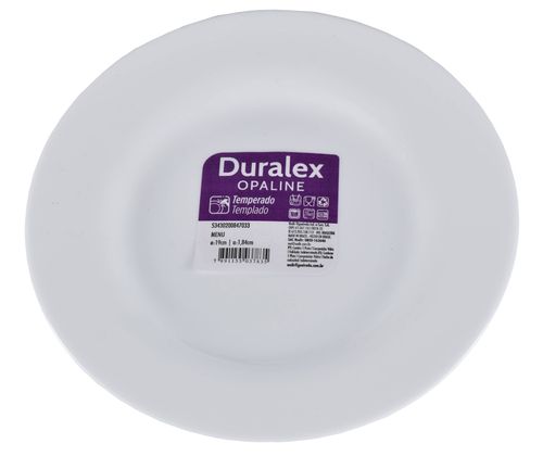 Plato Nadir Postre Menú Vidrio