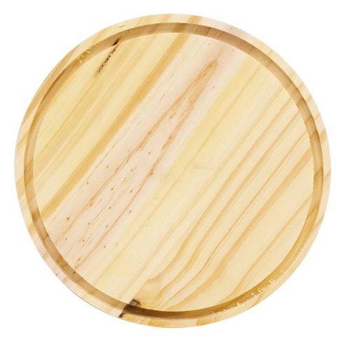 Plato Madera para Asado 20cm
