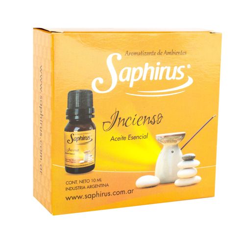 Aceite Saphirus p/Hornito Incienso