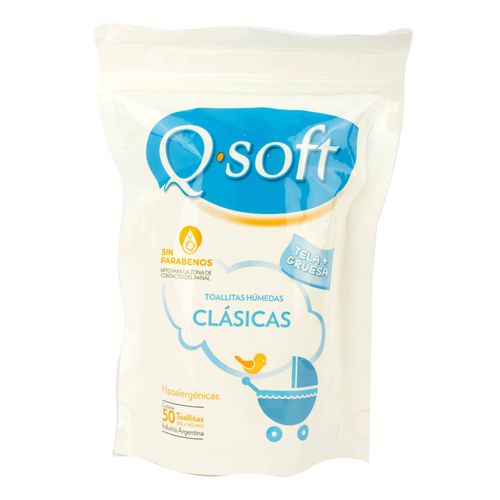 Toallitas Q-soft Bebé Clásica 50