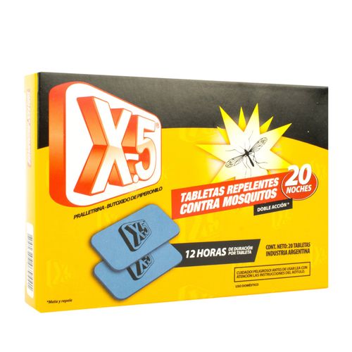 Tabletas X 5 para Mosquitos 20