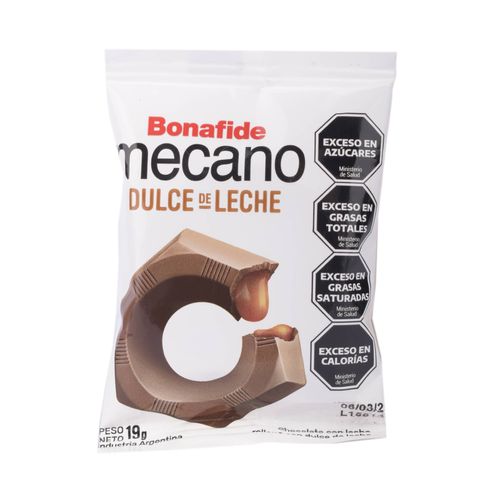 Bocadito Mecano Dulce Leche Relleno 19G