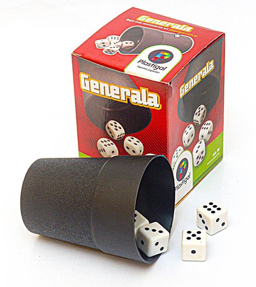 Generala Plastigal con Cubilete Plástico