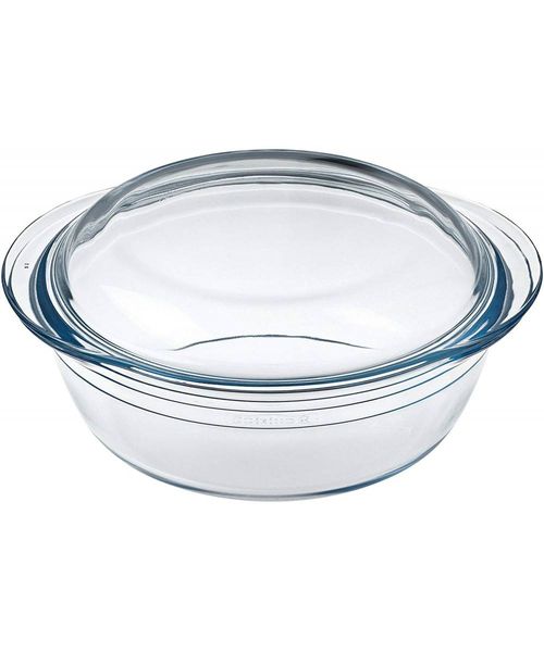 Cacerola Ocuisine Vidrio Redonda con Tapa 1L