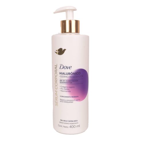 Crema Corporal Dove Serum Seca Hialuronico 400ML