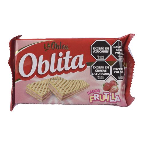 Oblea Oblita Frutilla 50g