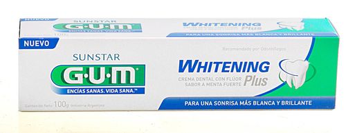 Crema Dental G.U.M Whitening Plus 100G