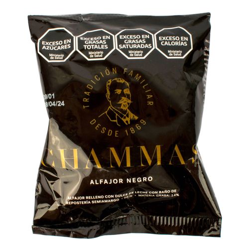 Alfajor Chammas Negro 50G