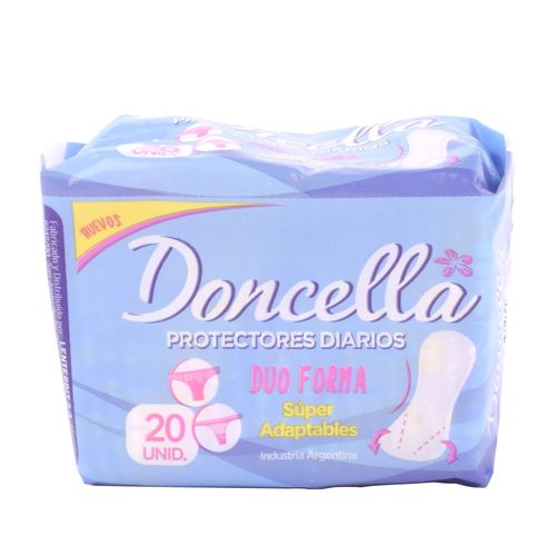 Protectores Diarios Doncella Dúo s/Desod 20