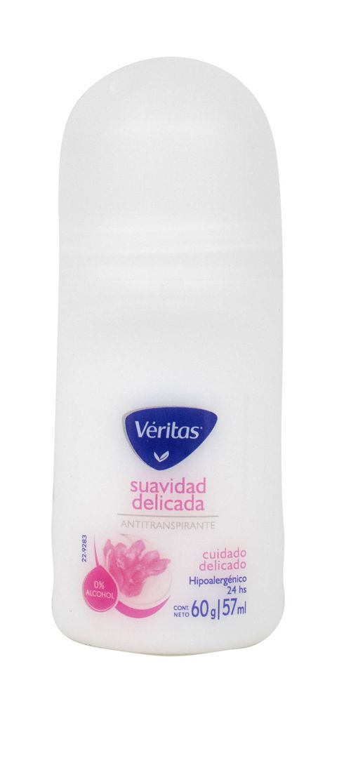 Desodorante Véritas Roll on Suave Delicada (F) 60G