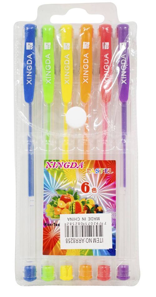 Bolígrafos Gel Colores surtidos Flow 6