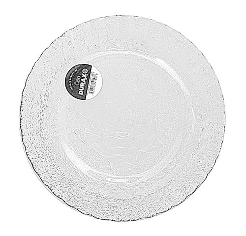Plato Durax Playo Orquídea Vidrio