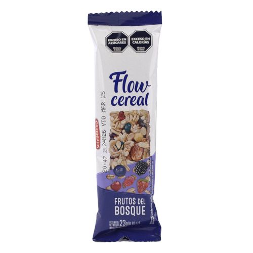 Barra de Cereal Flow Cereal Frutos Bosque 23G