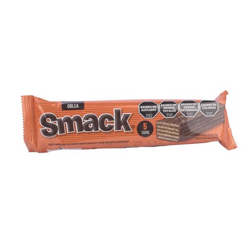 Oblea Smack Chocolate con Maní 33G