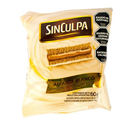 Alfajor Sin Culpa Blanco 60g