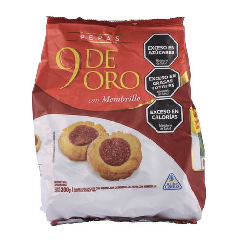 Pepas 9 de Oro Membrillo 200G