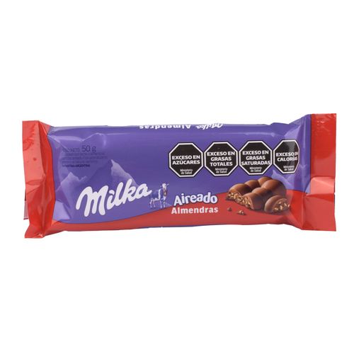 Chocolate Milka Almendras Leger 50G