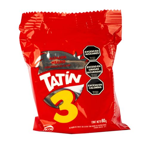 Alfajor Tatín Negro Triple 60g