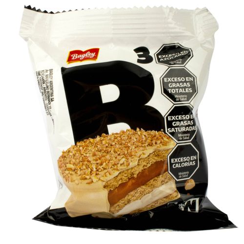 Alfajor Bagley B&N Blanco Triple 74G