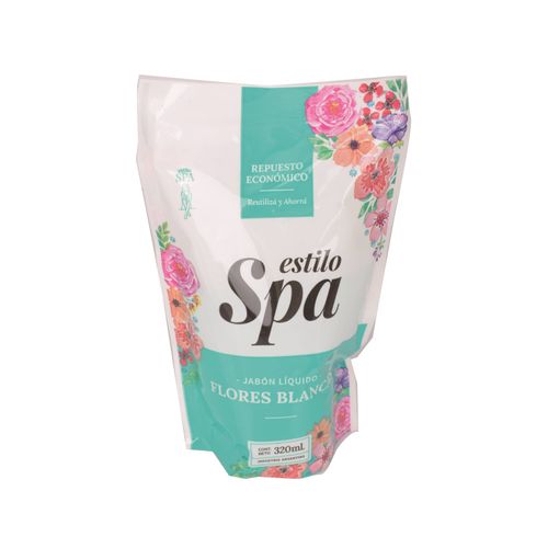 Jabón Líquido Spa DP Flores Blancas 320ML