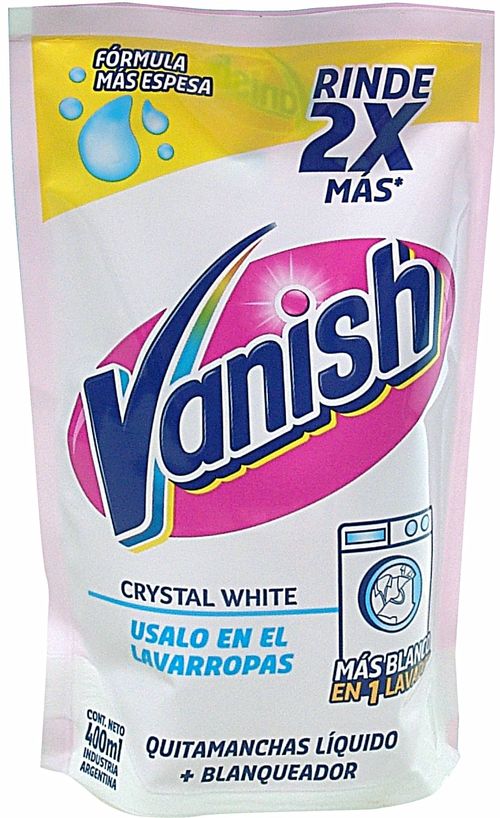 Quitamanchas Vanish Líquido Whit 400ML
