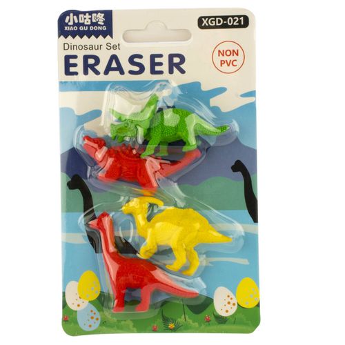 Gomas Borrar Set Dinos