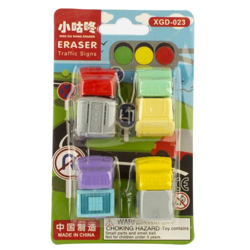 Gomas Borrar Set Vehiculos