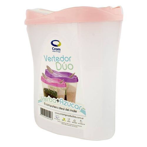 Vertedor Crom Plástico Dúo Grande 1ML