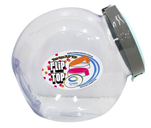 Tarro Crom Flip Top Caramelero