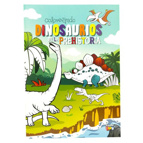 Libro Colorear Animales-Dinosaurios-surt