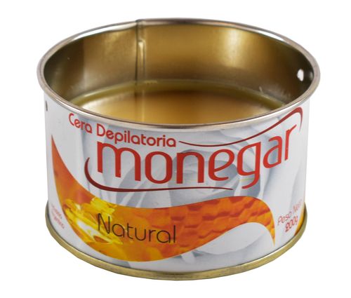 Cera Depilatoria Monegar Lata Natural Caja 200G